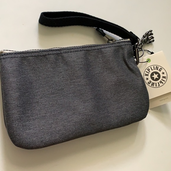 Kipling💜Creativity XL Pouch Makeup Wristlet Travel School Brush Pencil Flight - Picture 6 of 8